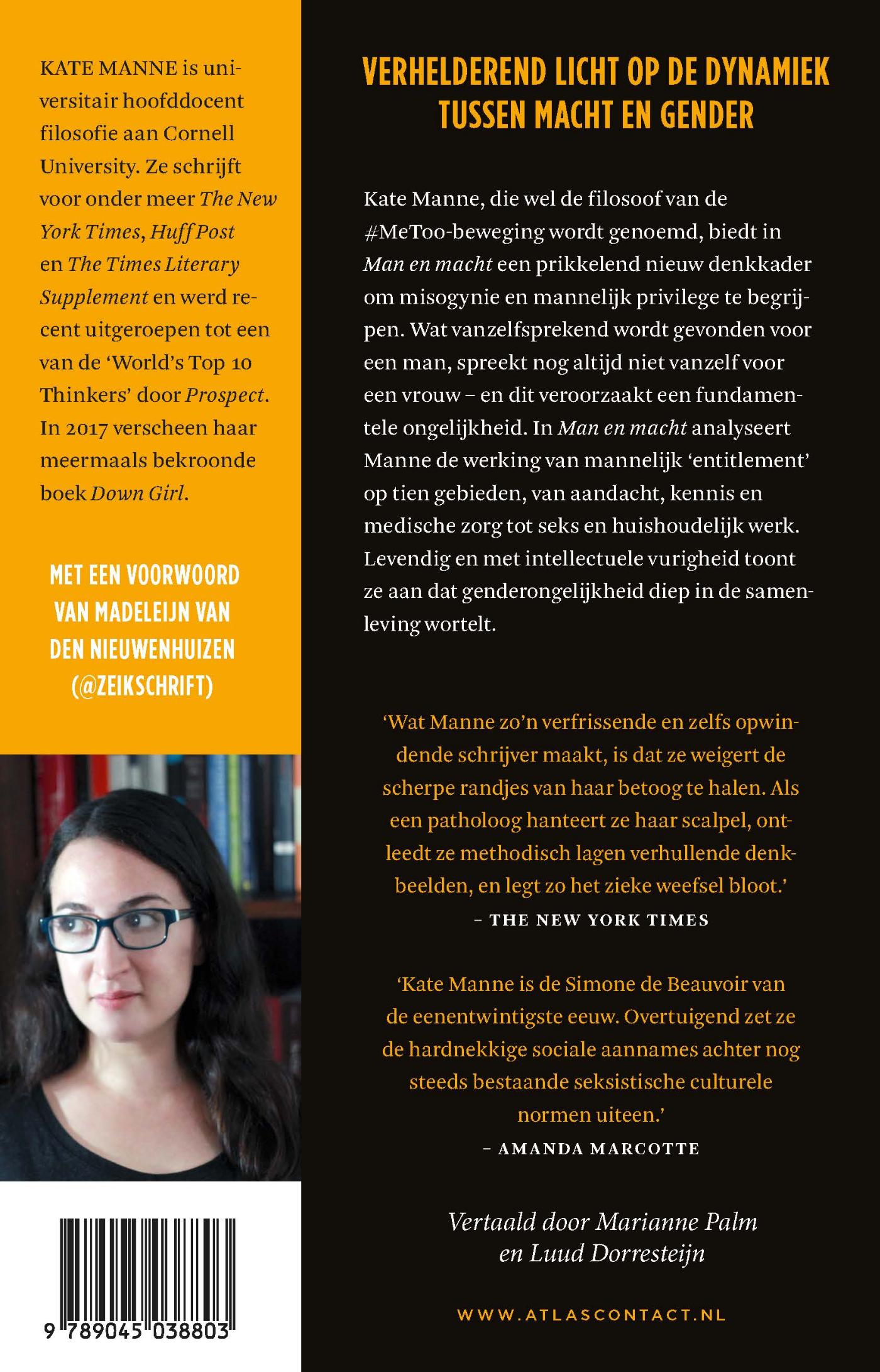 Achterkant van Man en macht
