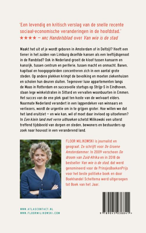 Achterkant van Een klein land met verre uithoeken