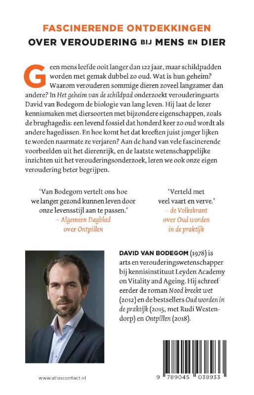 Achterkant van Het geheim van de schildpad