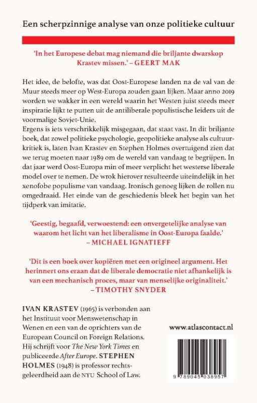 Achterkant van Falend licht