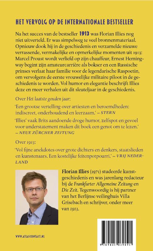 Achterkant van Het laatste gouden jaar