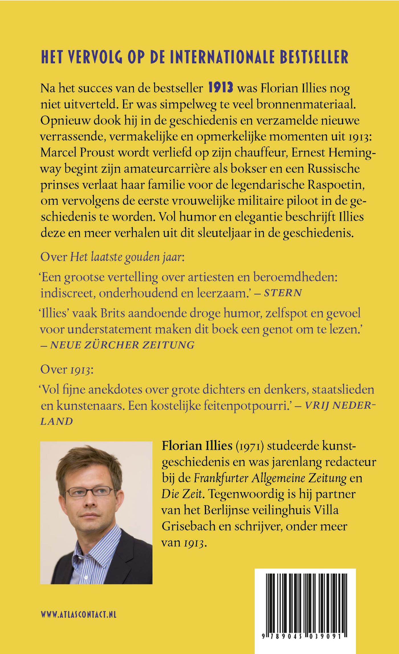 Achterkant van Het laatste gouden jaar