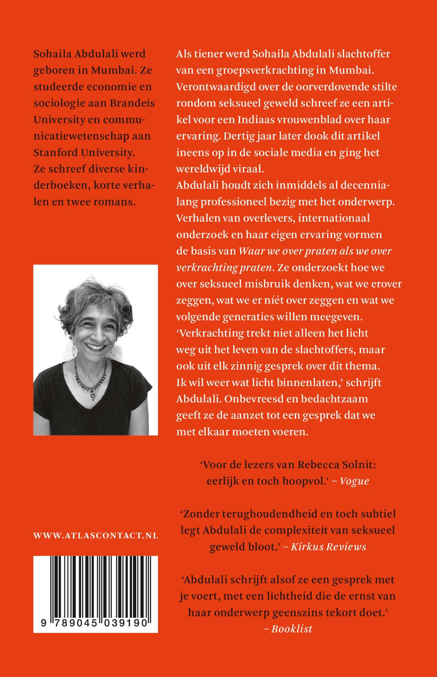 Achterkant van Waar we over praten als we over verkrachting praten