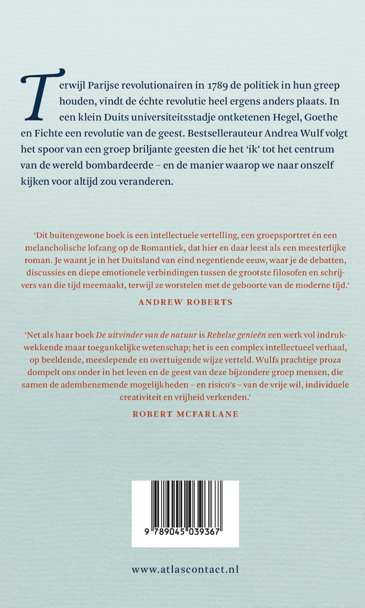 Achterkant van Rebelse genieën