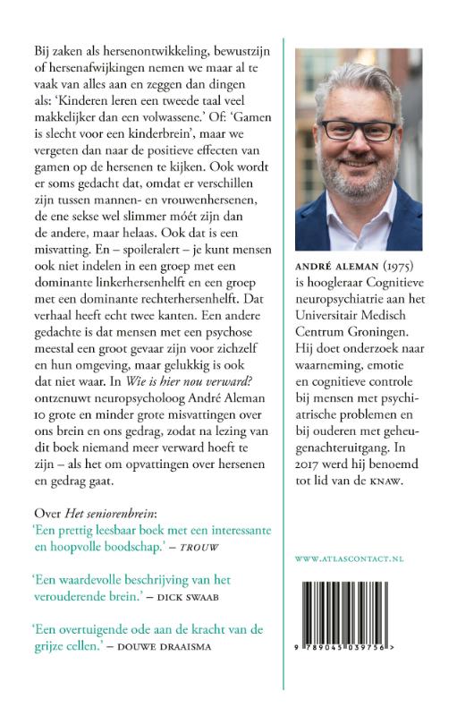 Achterkant van Wie is hier nou verward?