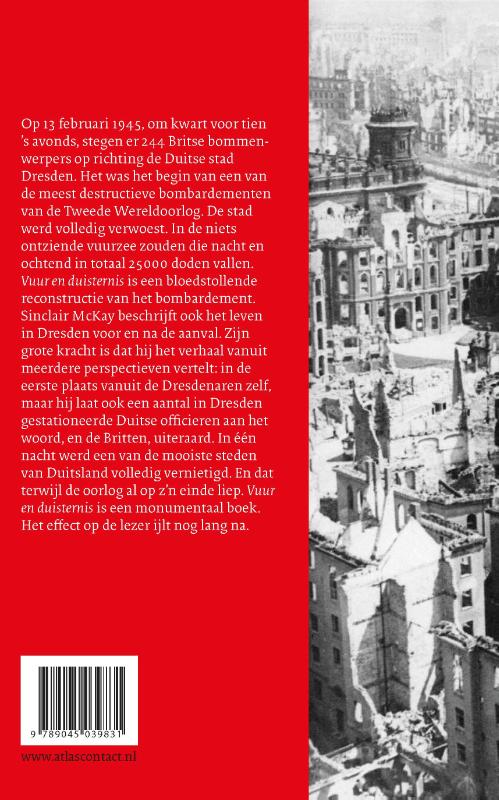 Achterkant van Vuur en duisternis