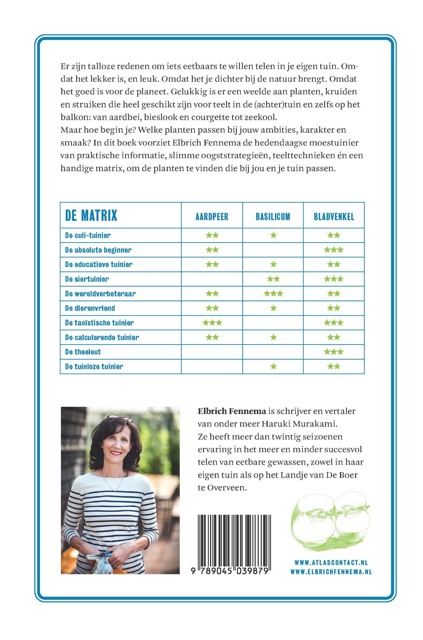 Achterkant van Het grote moestuinierboek
