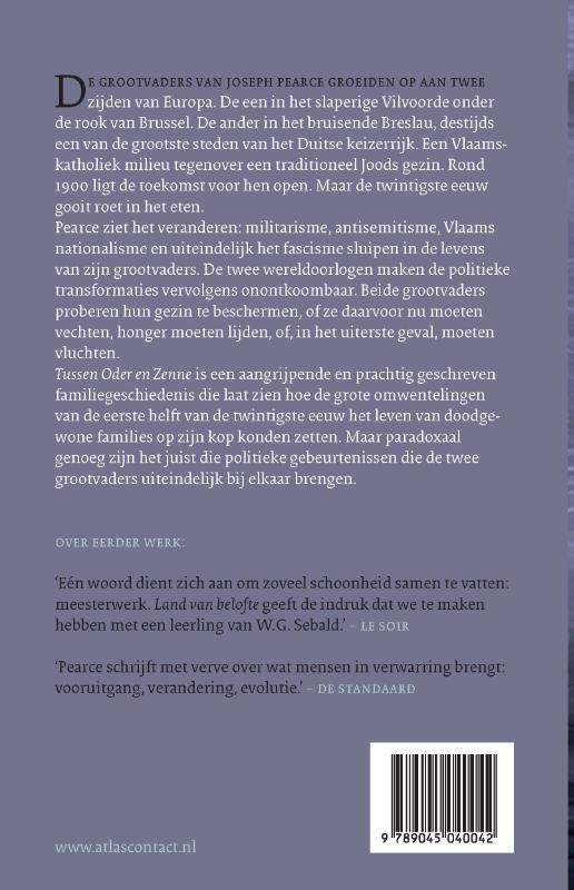 Achterkant van Tussen Oder en Zenne
