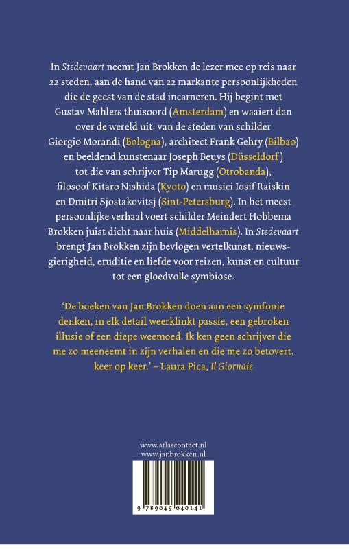 Achterkant van Stedevaart