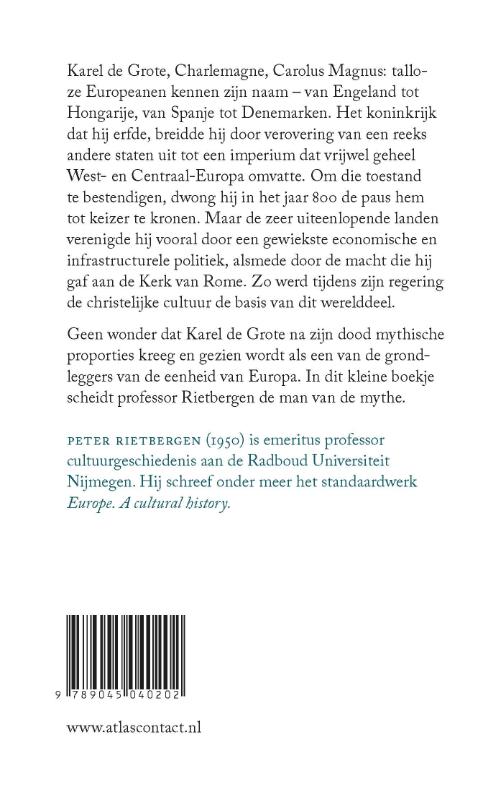 Achterkant van De kleine Karel de Grote