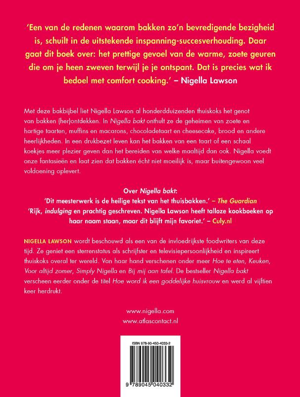 Achterkant van Nigella bakt