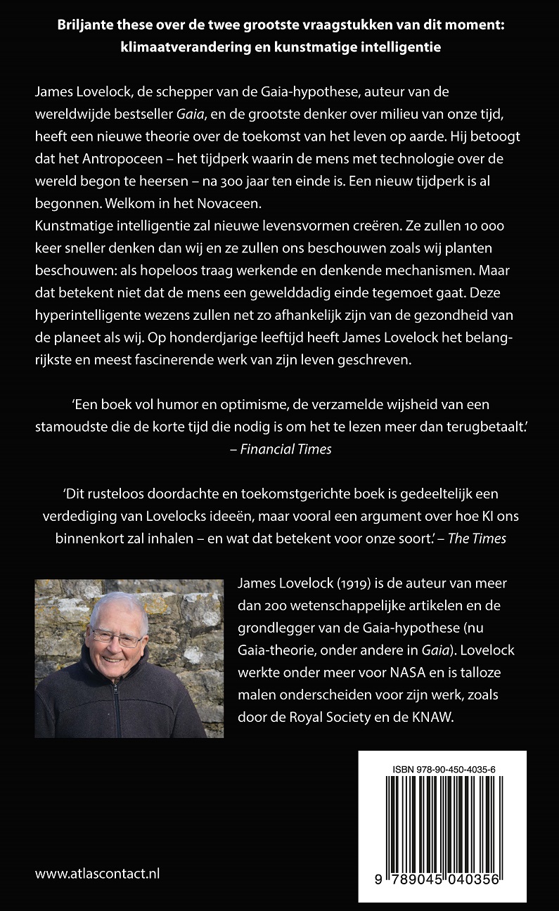 Achterkant van Welkom in het Novaceen