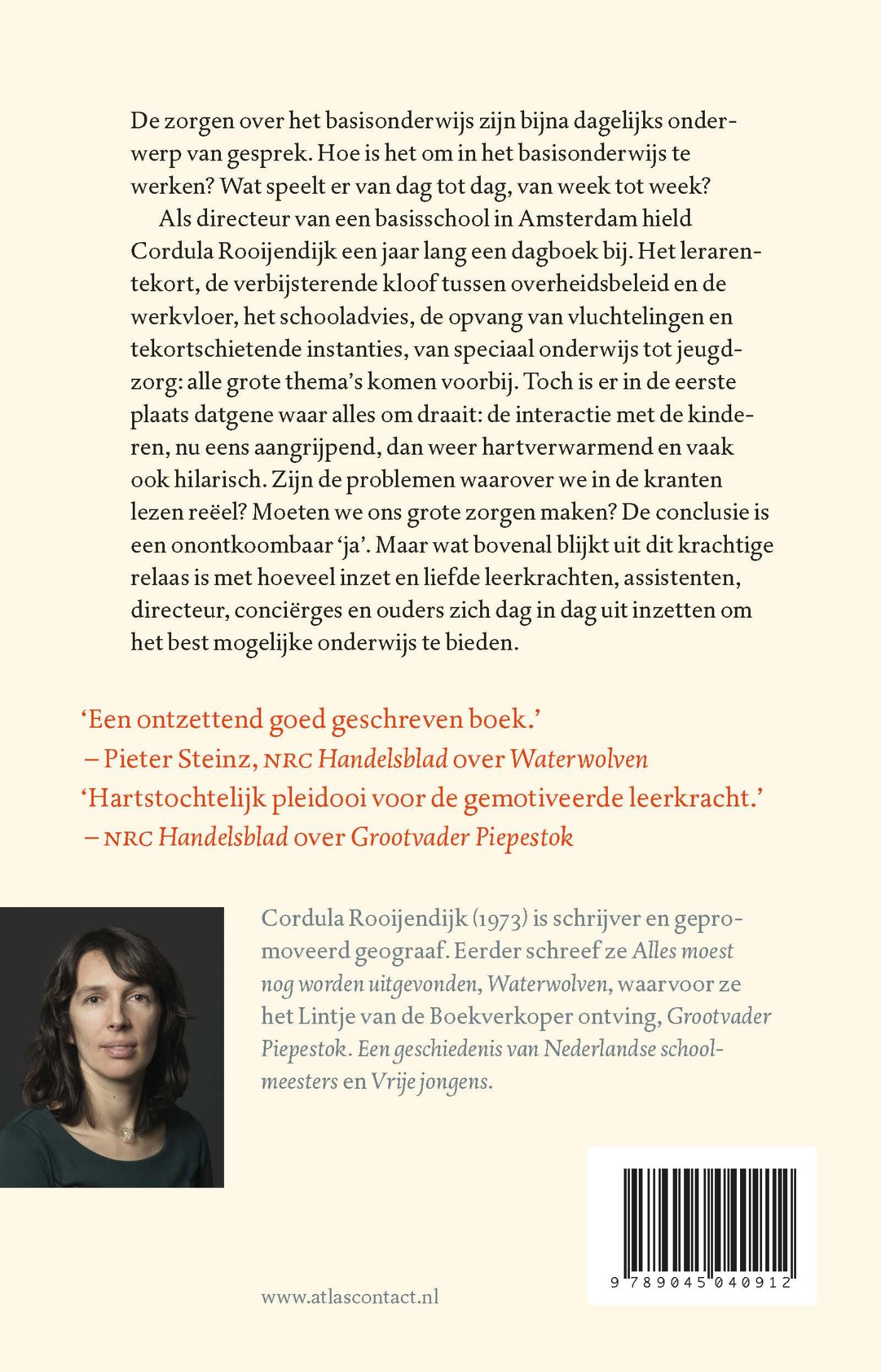 Achterkant van Een jaar uit het leven van een basisschooldirecteur