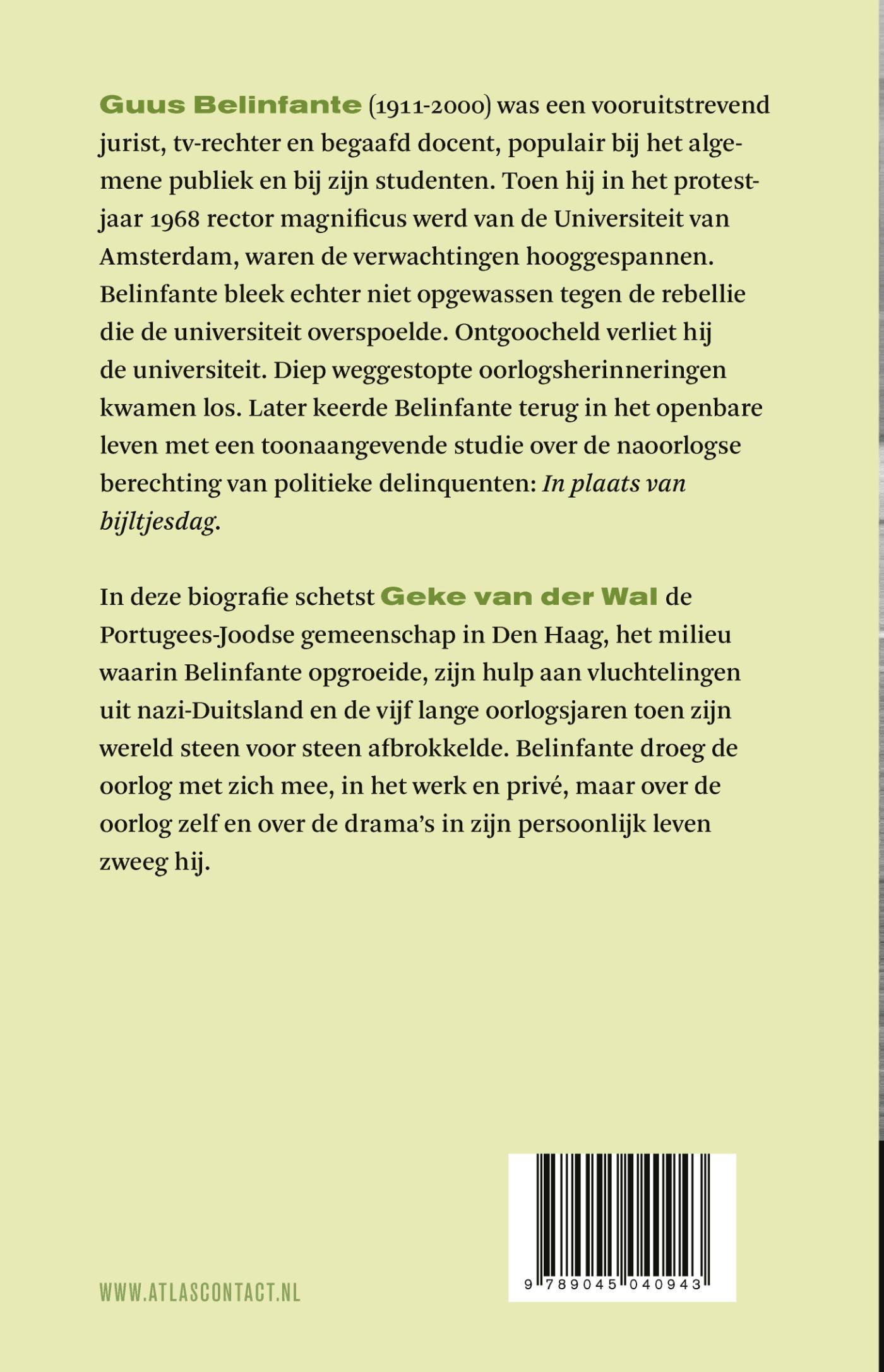 Achterkant van In plaats van woede