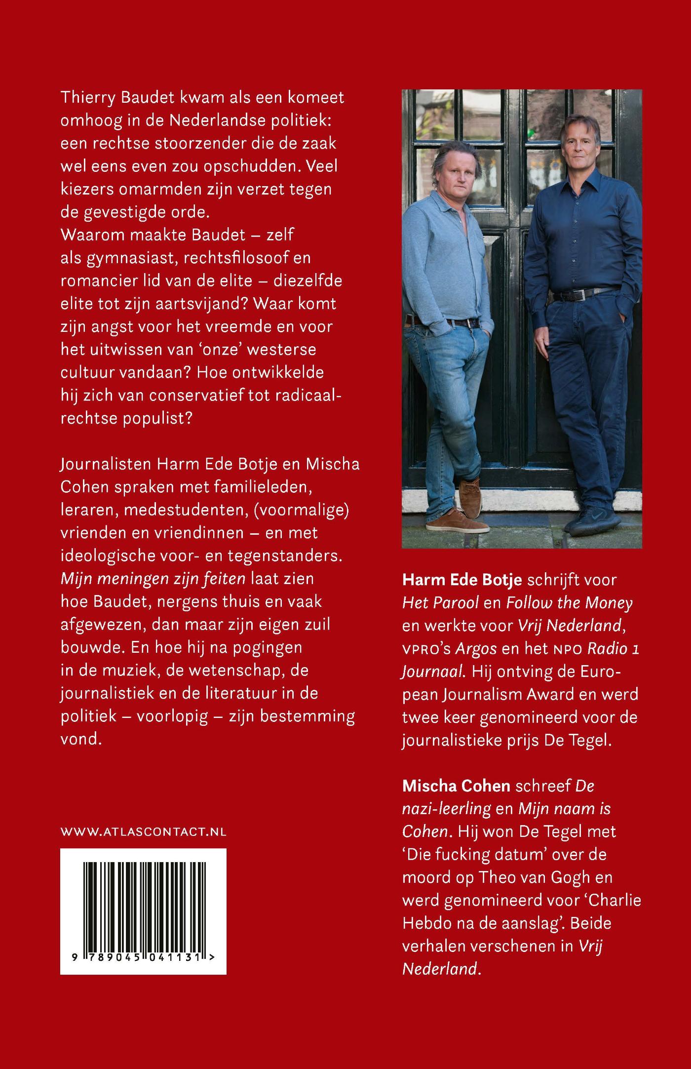 Achterkant van Mijn meningen zijn feiten