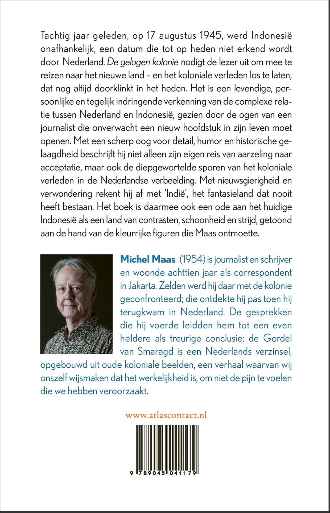 Achterkant van De gelogen kolonie