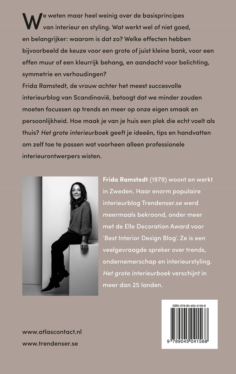 Achterkant van Het grote interieurboek