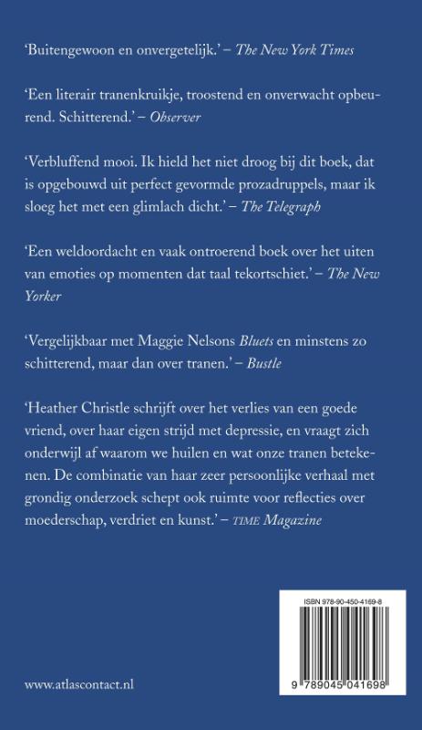 Achterkant van Het boek der tranen