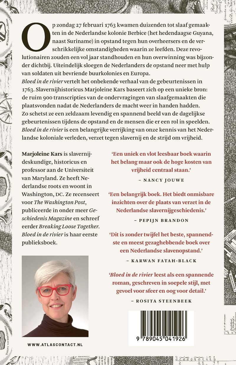 Achterkant van Bloed in de rivier