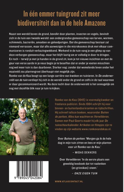 Achterkant van De onderwereld van de tuin