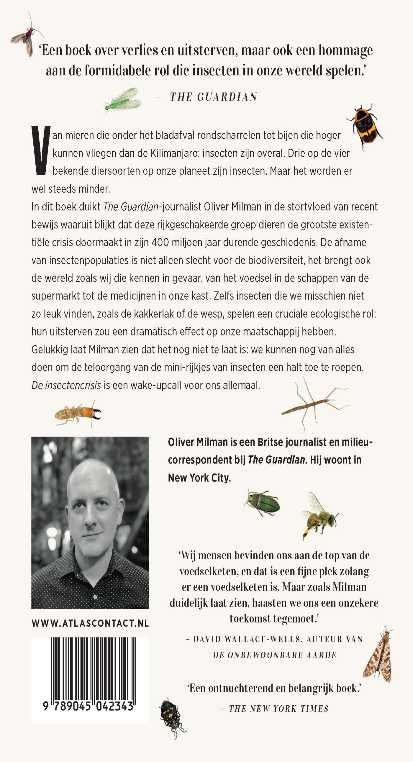 Achterkant van De insectencrisis