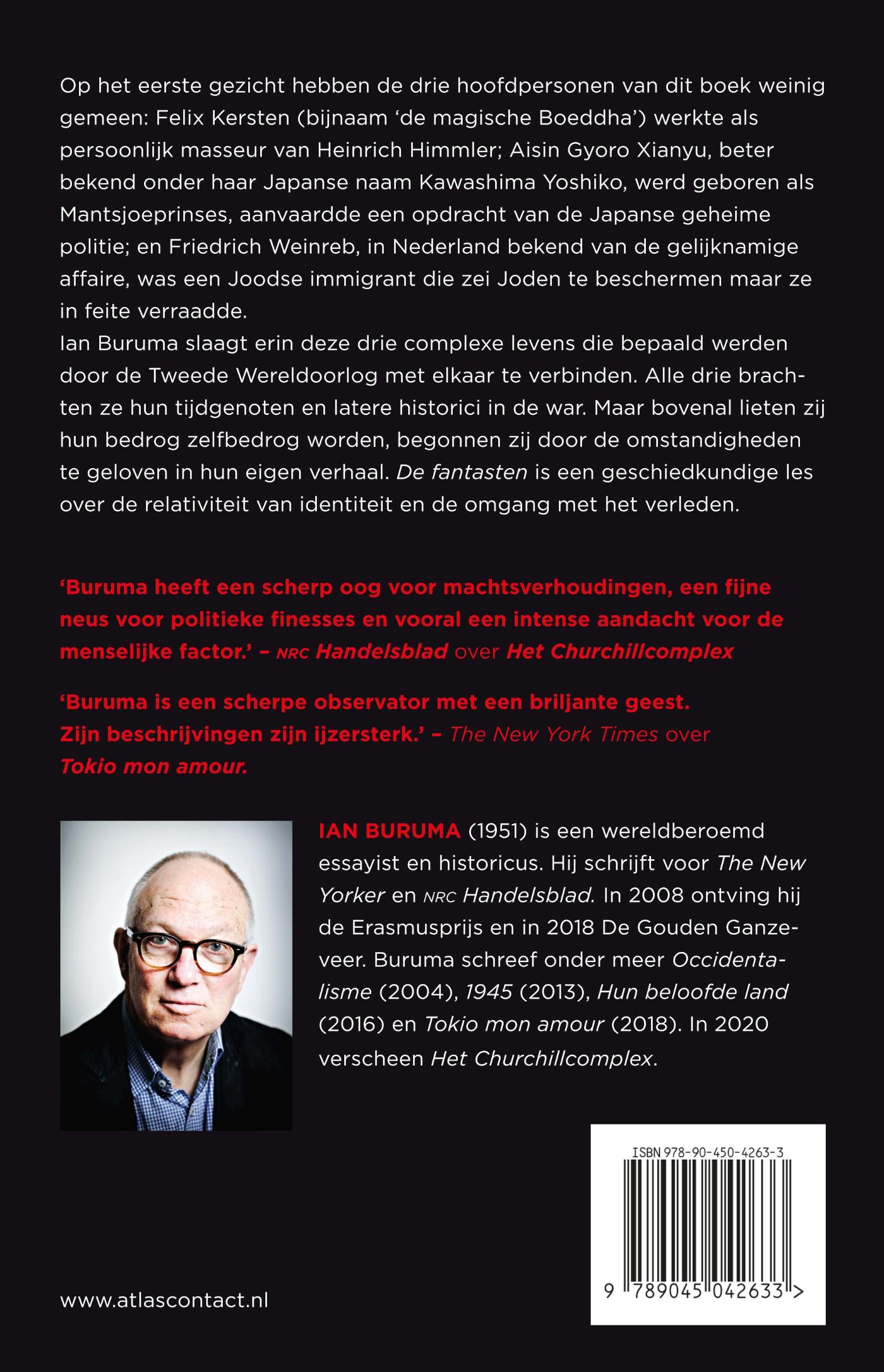 Achterkant van De fantasten