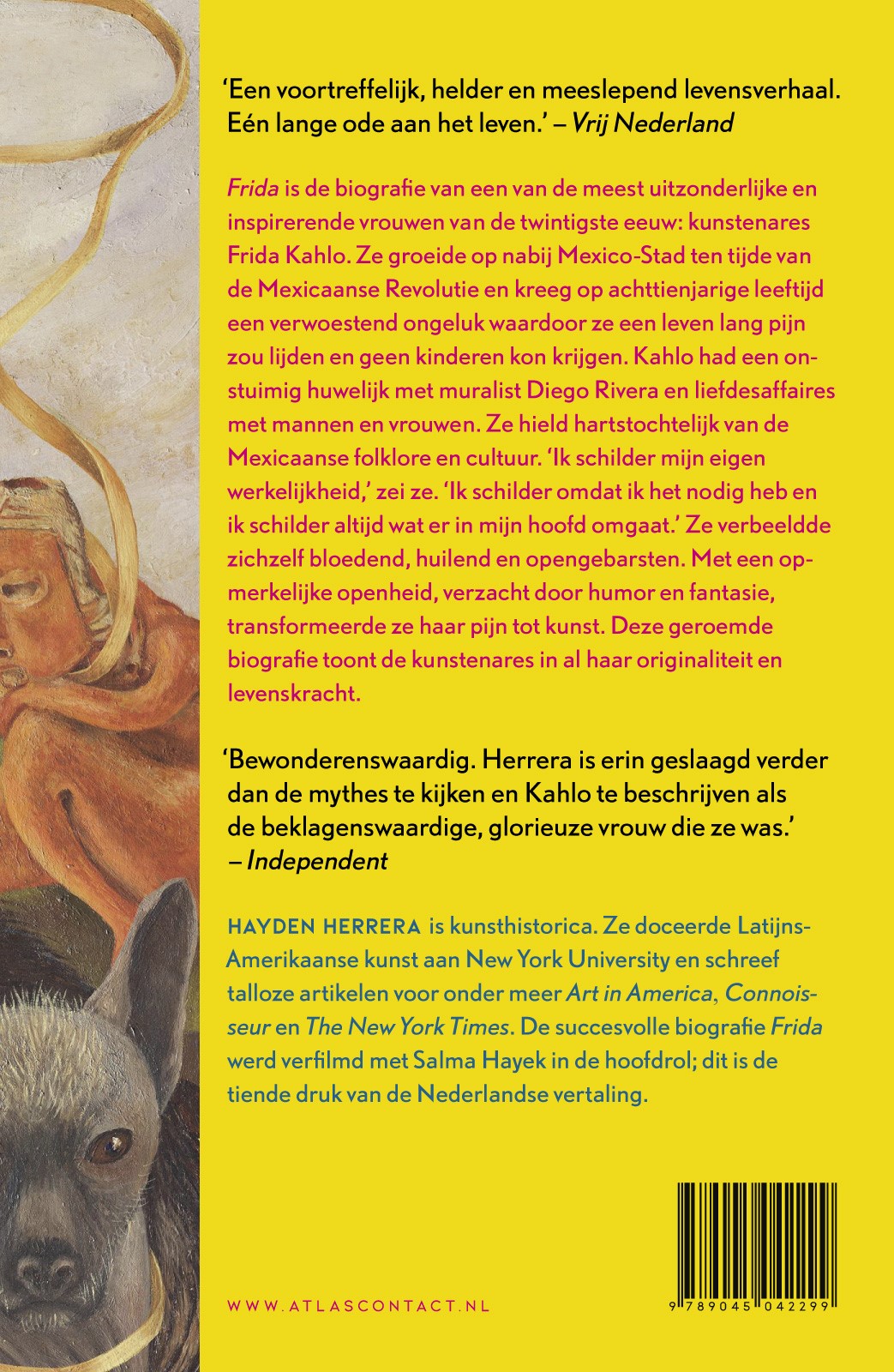 Achterkant van Frida