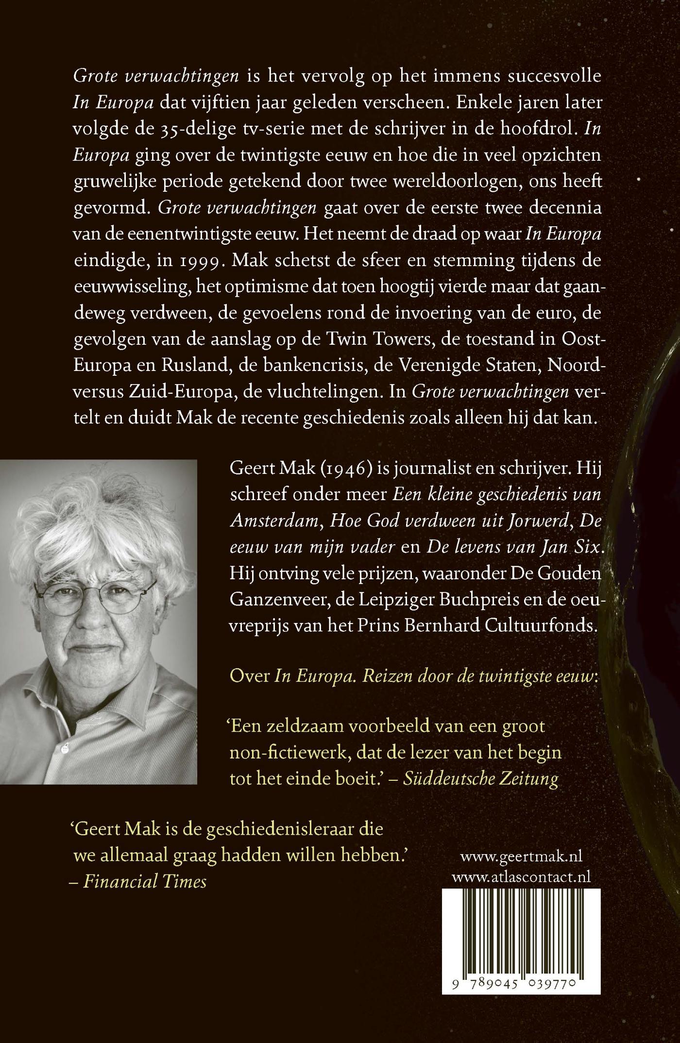 Achterkant van Grote verwachtingen + epiloog - hbk
