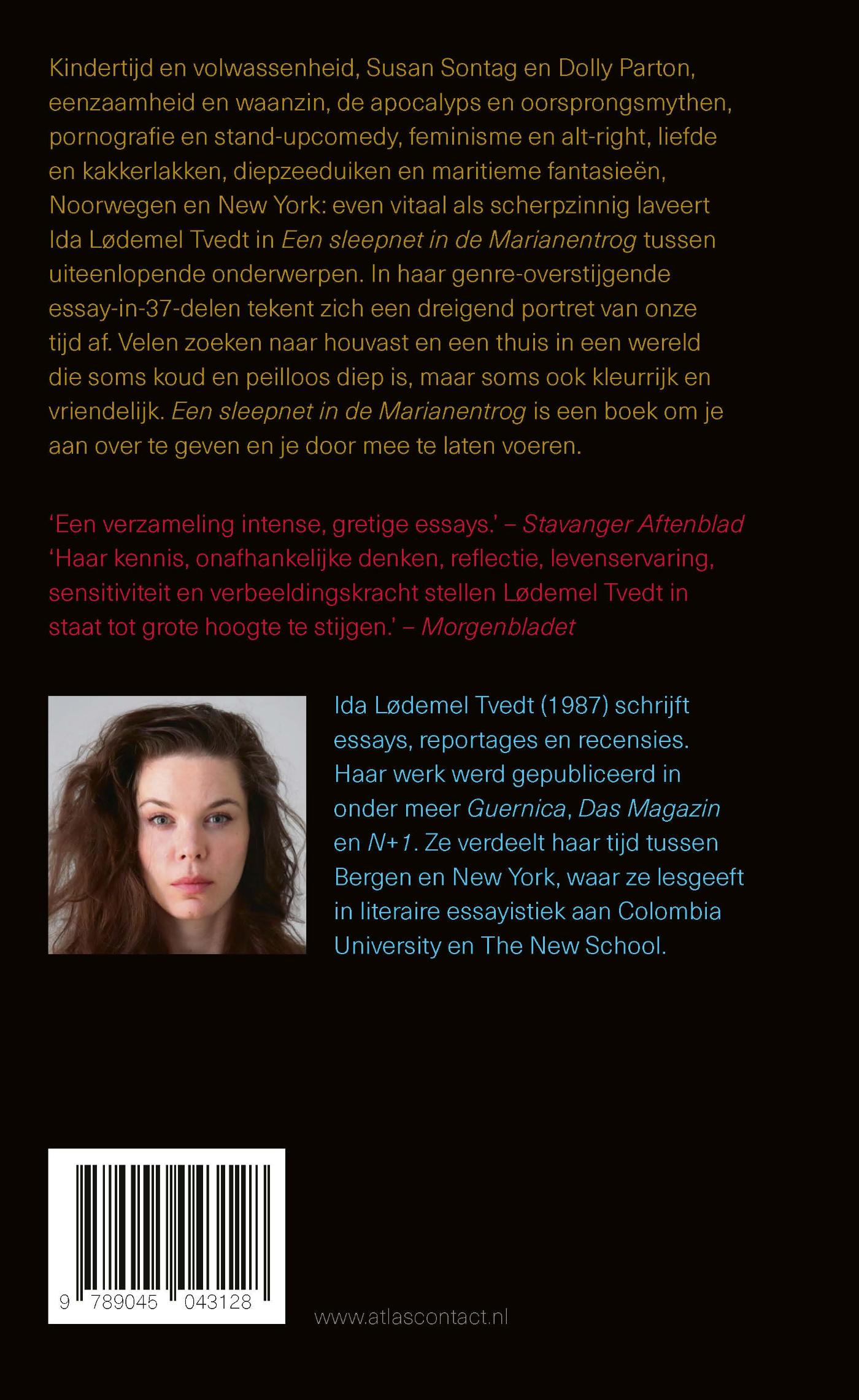 Achterkant van Een sleepnet in de Marianentrog