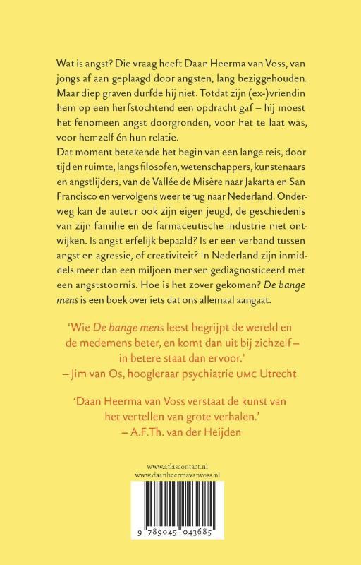 Achterkant van De bange mens