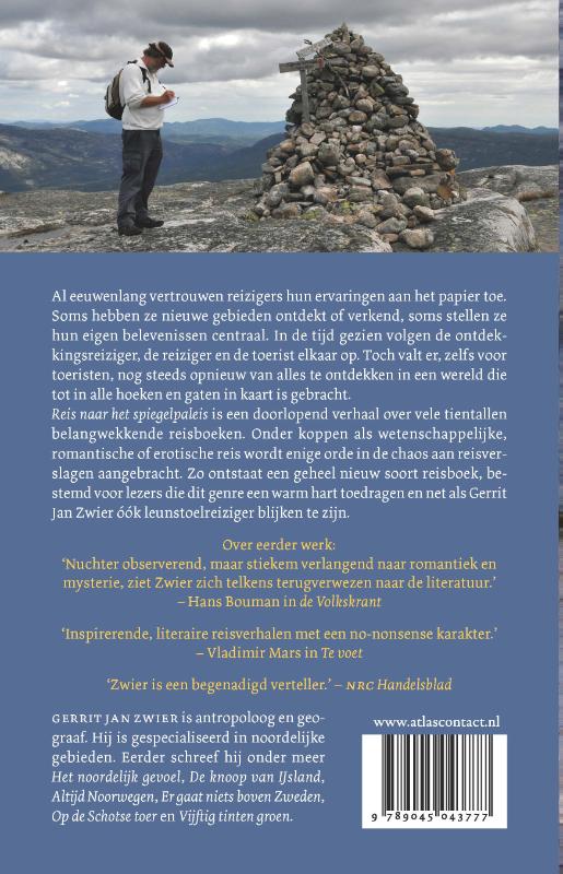 Achterkant van Reis naar het spiegelpaleis