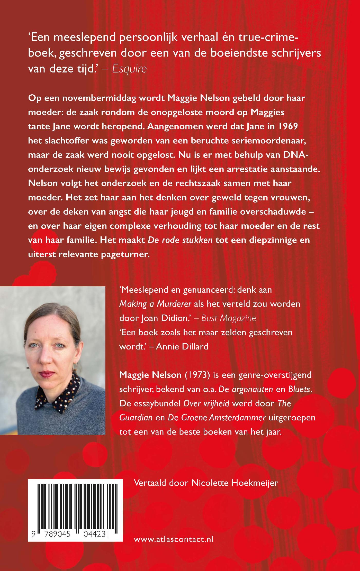 Achterkant van De rode stukken