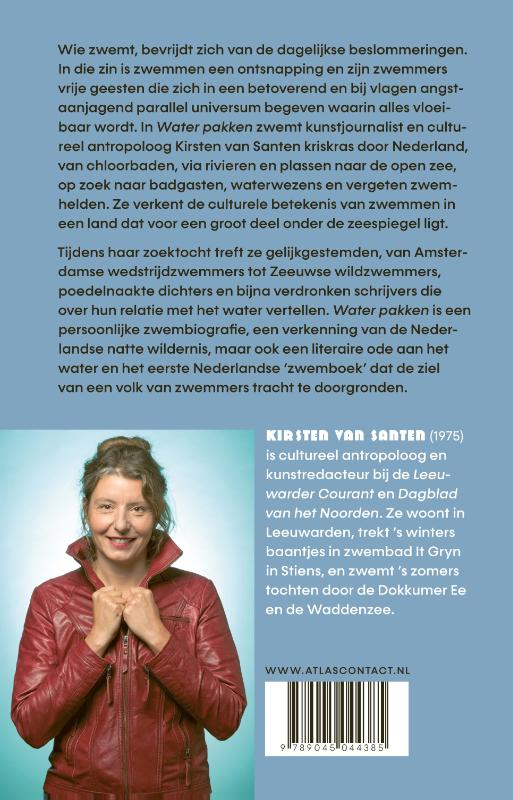 Achterkant van Water pakken