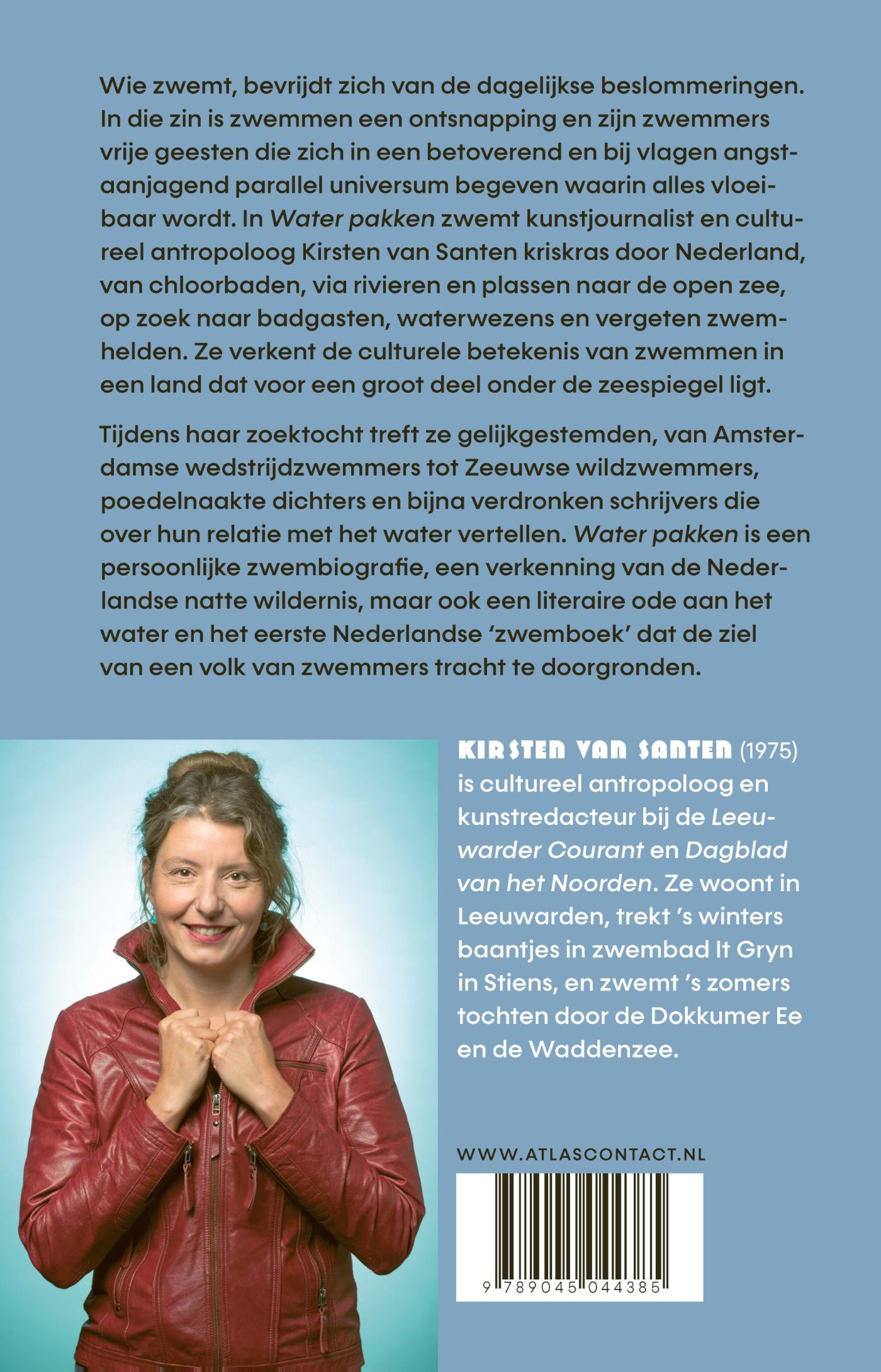 Achterkant van Water pakken