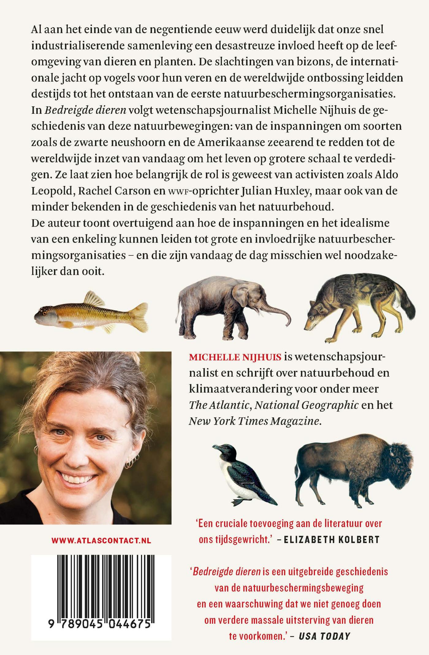 Achterkant van Bedreigde dieren