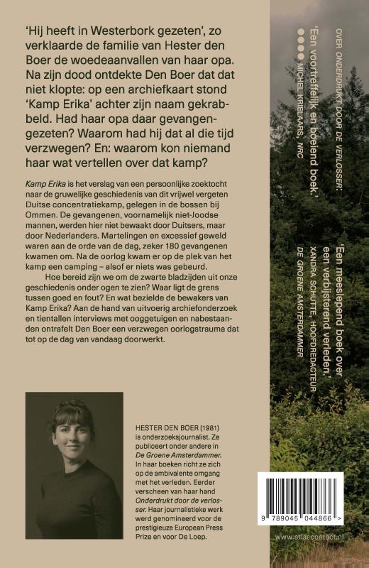 Achterkant van Kamp Erika
