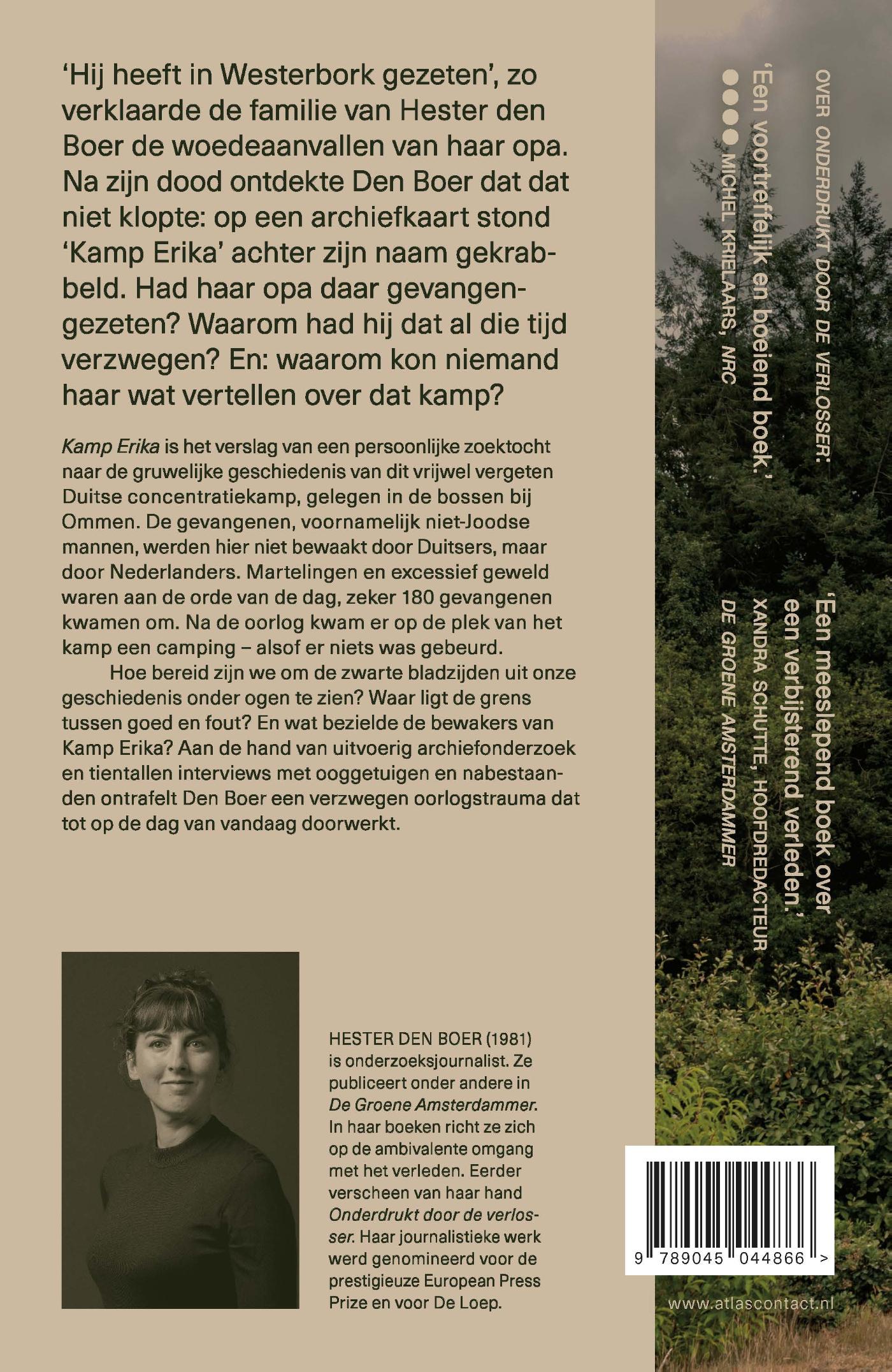 Achterkant van Kamp Erika
