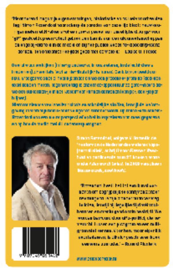 Achterkant van Paniek om niets