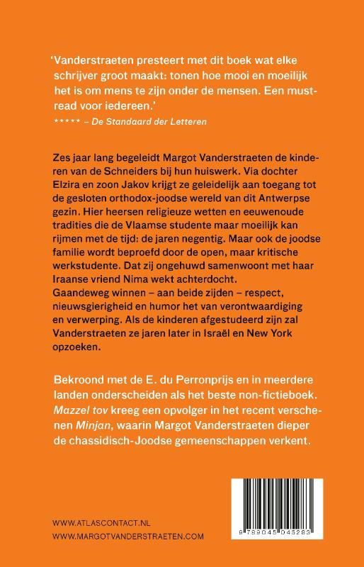 Achterkant van Mazzel tov