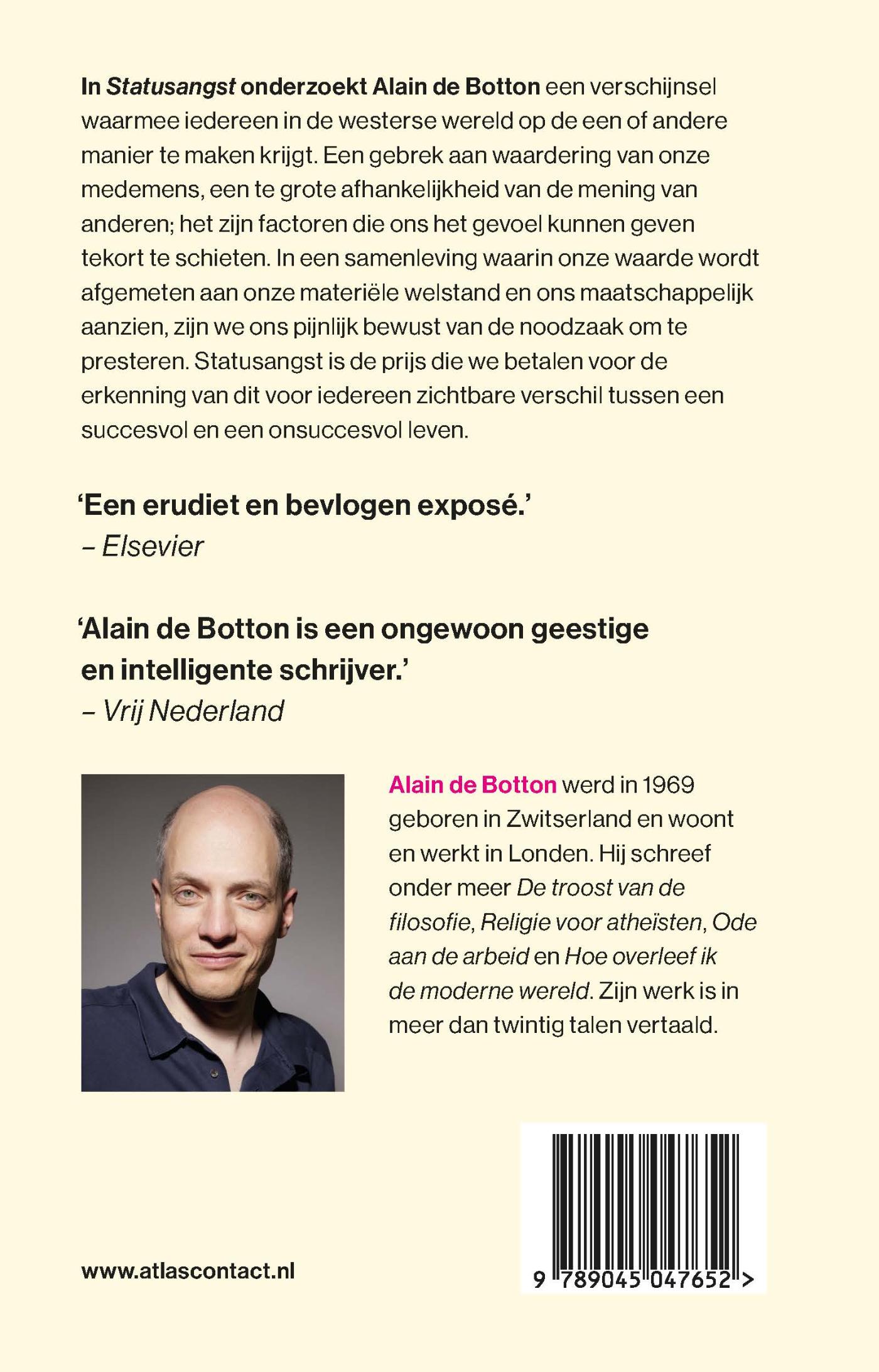Achterkant van Statusangst