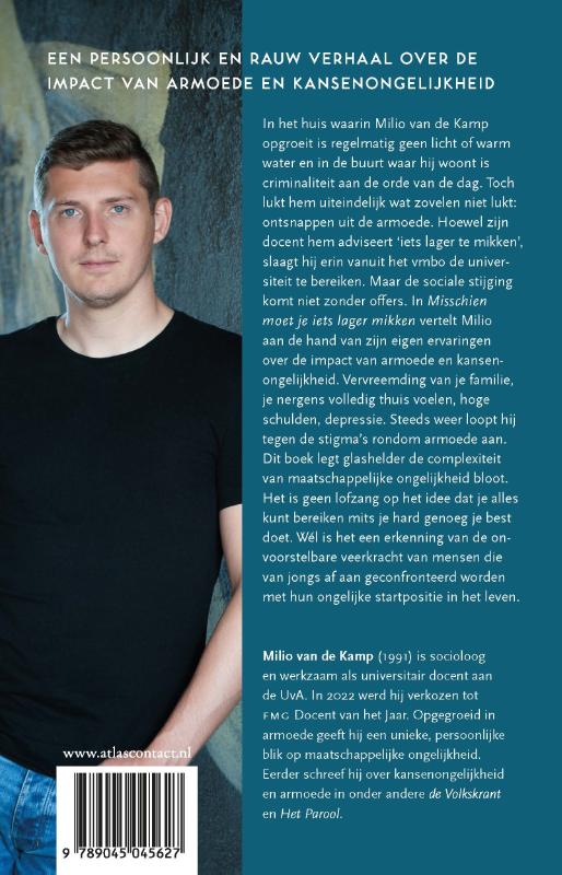 Achterkant van Misschien moet je iets lager mikken