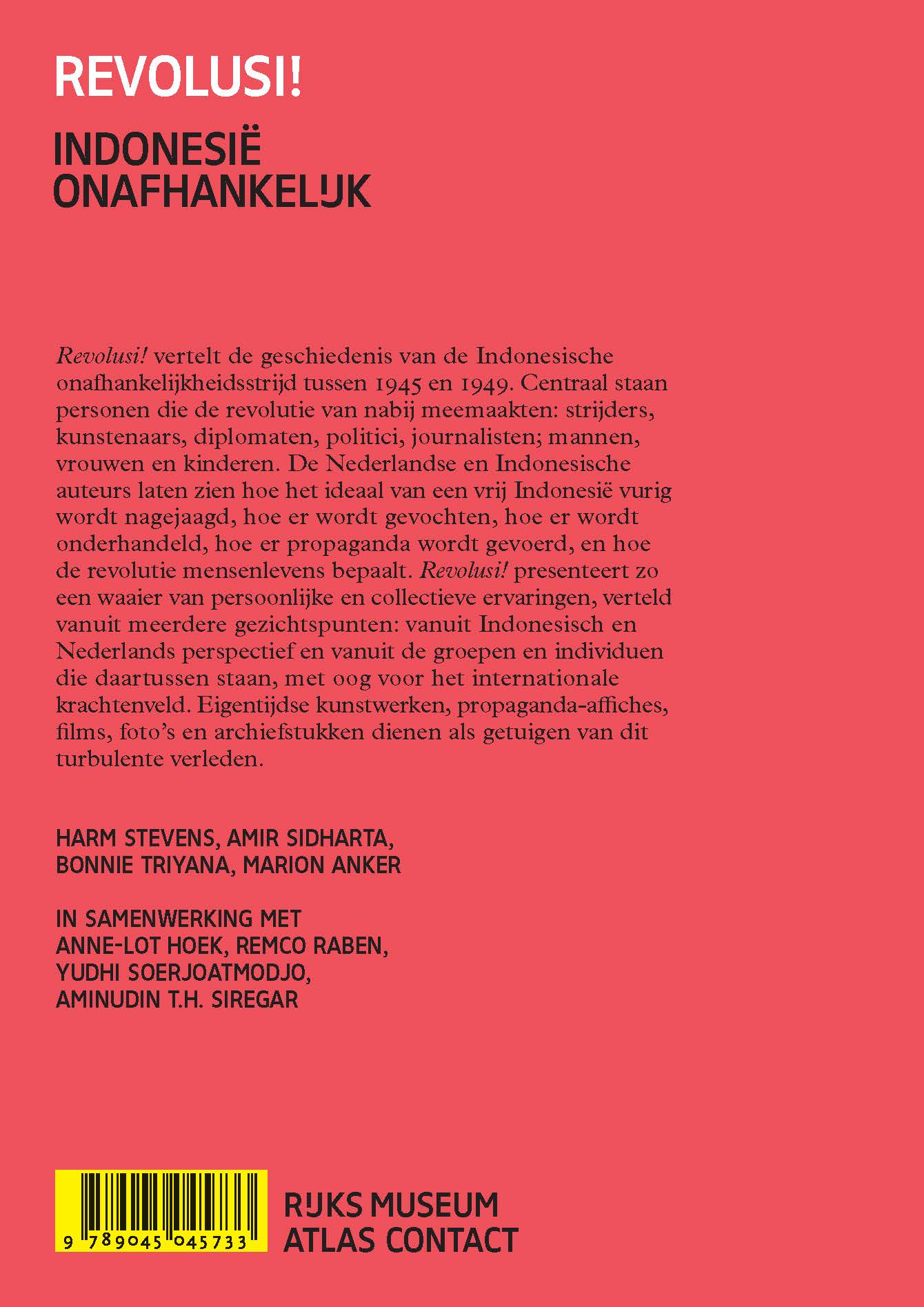 Achterkant van Revolusi!