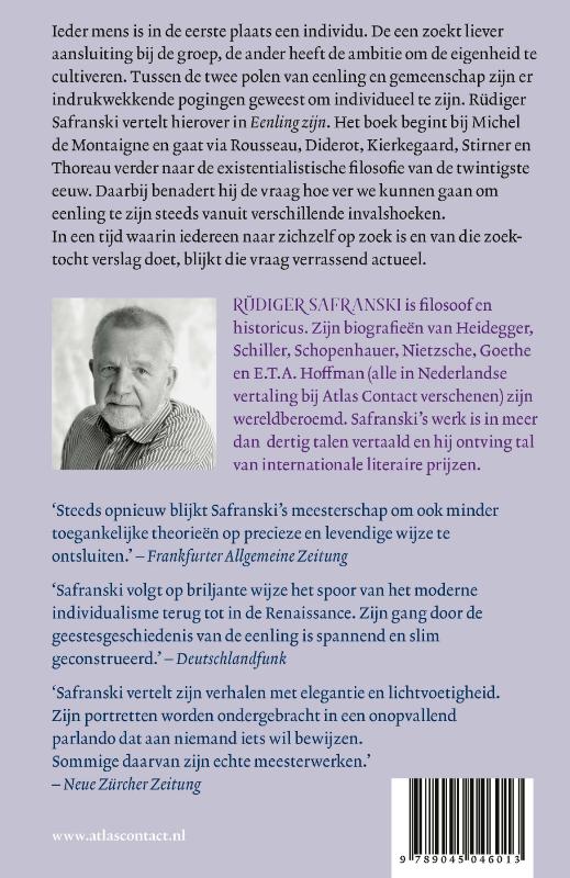 Achterkant van Eenling zijn