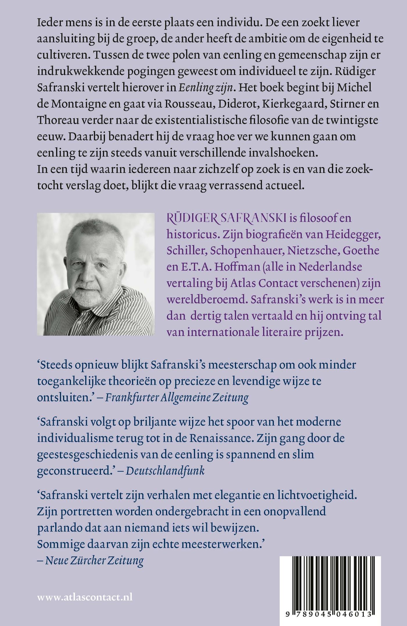 Achterkant van Eenling zijn