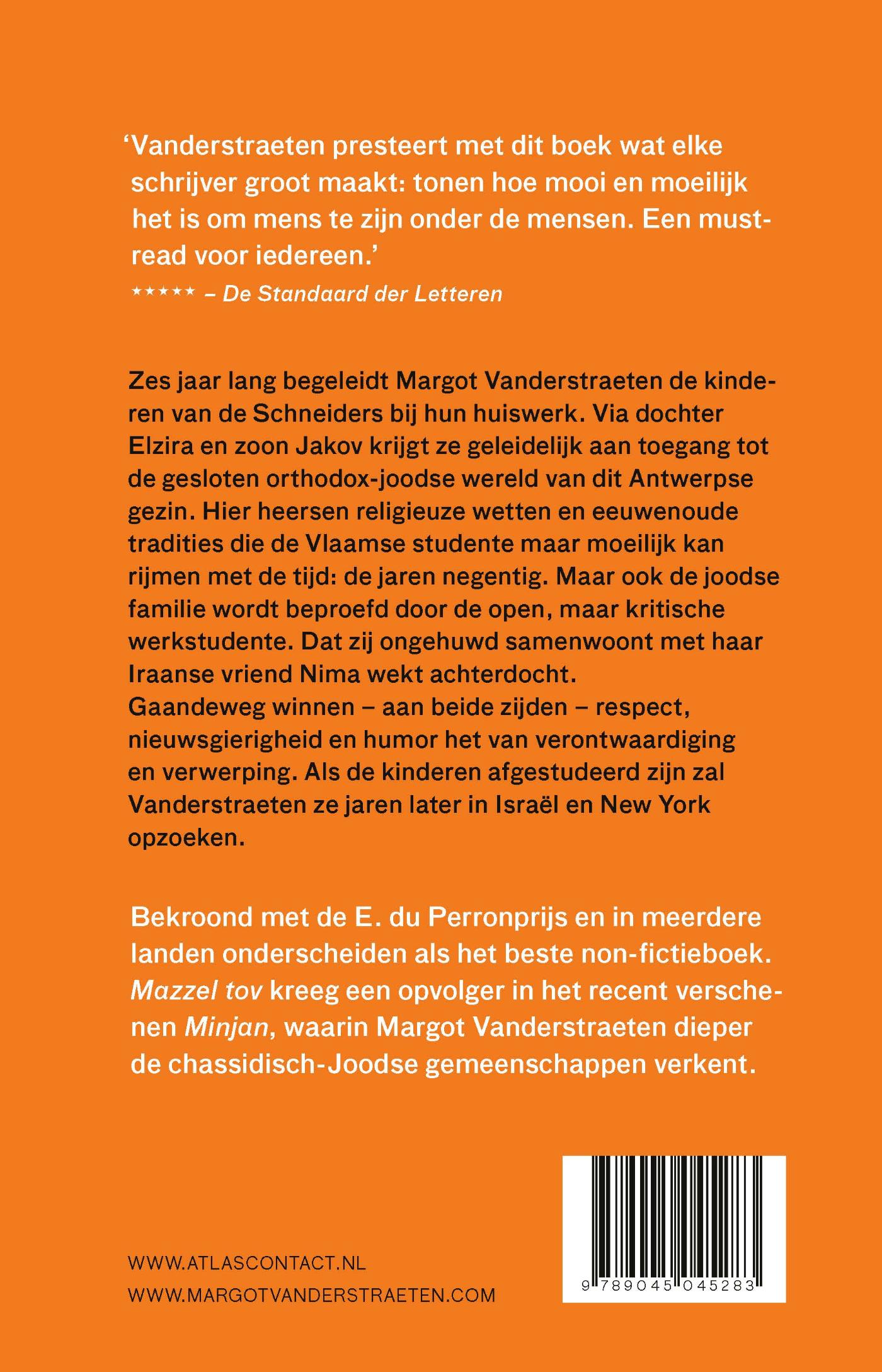 Achterkant van Mazzel tov