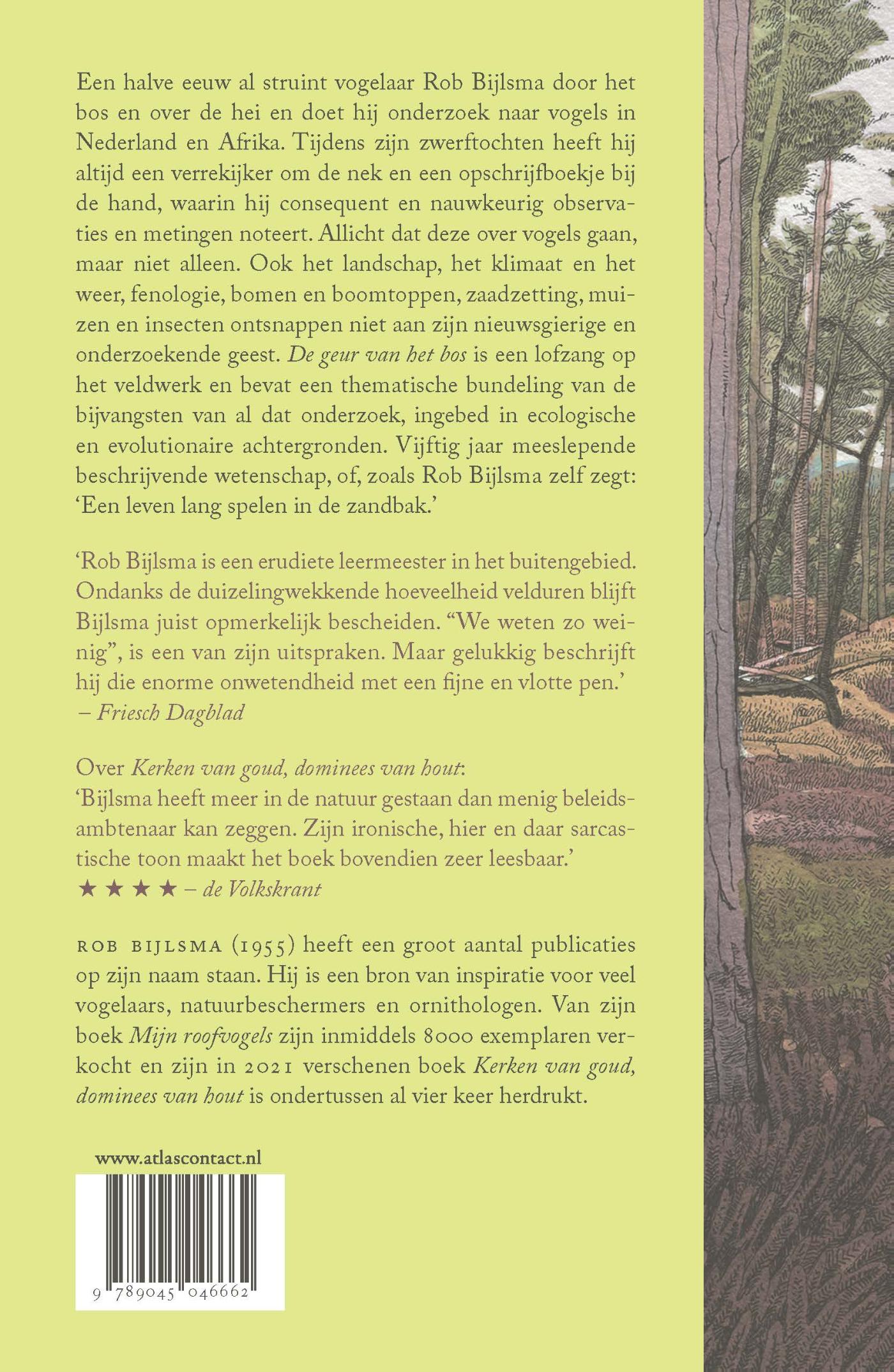 Achterkant van De geur van het bos