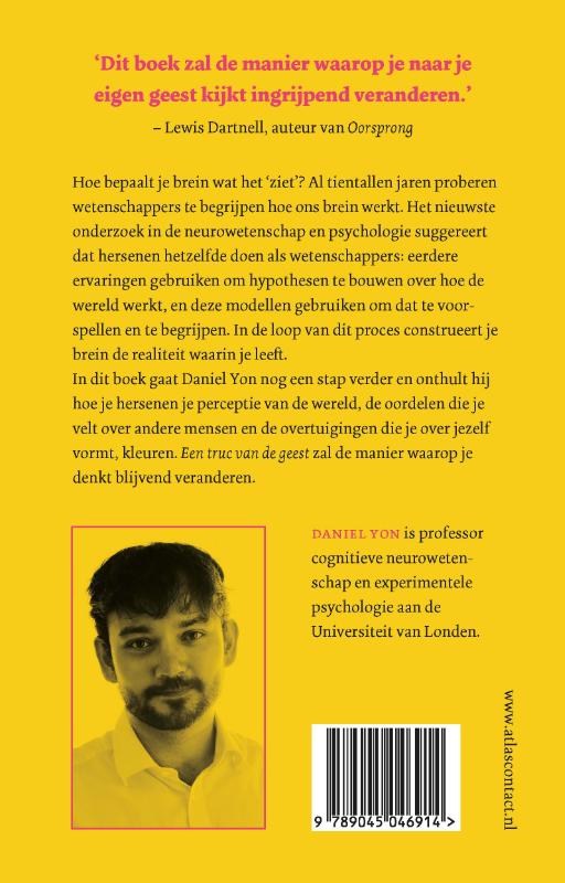 Achterkant van Een truc van de geest