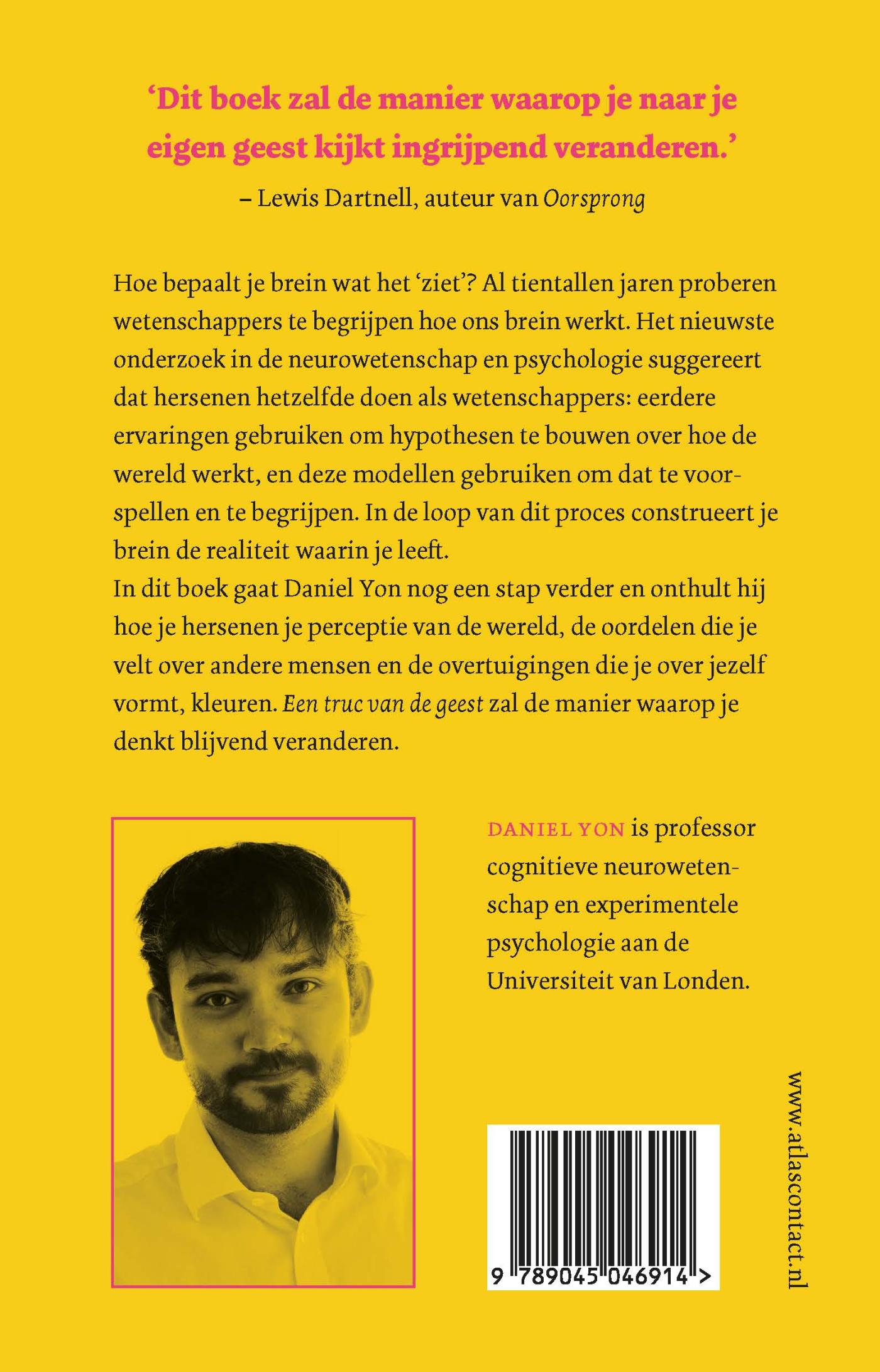 Achterkant van Een truc van de geest