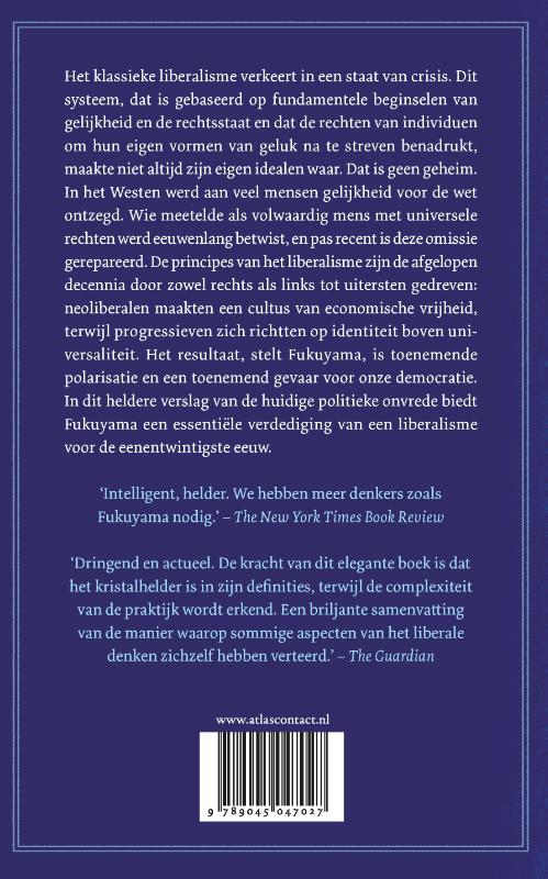 Achterkant van Het liberalisme en zijn schaduwzijden