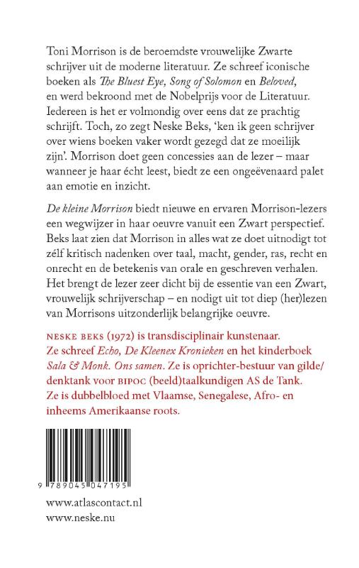 Achterkant van De kleine Morrison